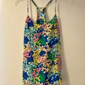 Jcrew floral tank top